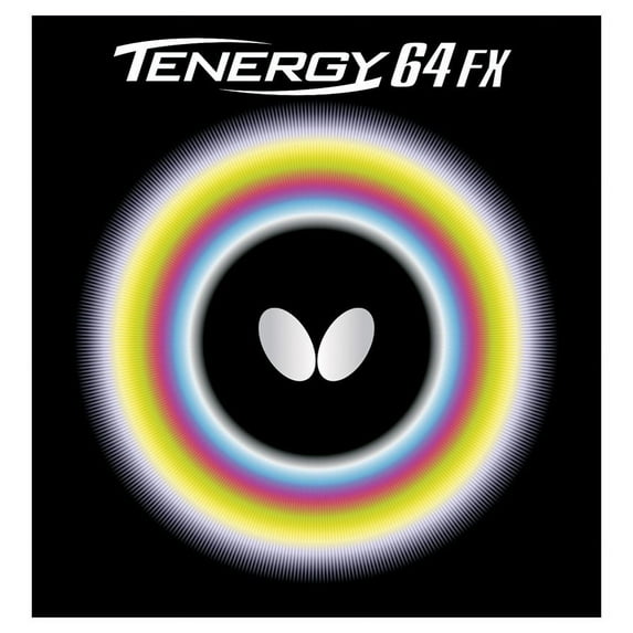 Butterfly Tenergy 64 FX Table Tennis Rubber, 2.1 mm, Black