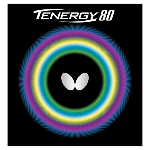 Butterfly Tenergy 80 Table Tennis Rubber, 2.1 mm, Red