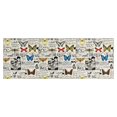 thumbnail image 1 of Butterfly Text Pattern Kitchen Rug Mat,Kitchen Runner Rugs Non Skid Washable,Decorative Kitchen Floor Mats for Kitchen,Sink,Laundry,17"X47", 1 of 5