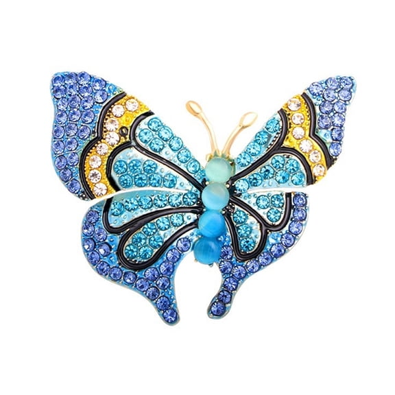 Butterfly Theme Alloy Brooch Stylish Accessory For Weddings Parties Everyday Use