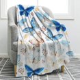 thumbnail image 1 of Butterfly Throw Blanket Gifts for Women Girls, Christmas Birthday Valentines Day Butterfly Gifts for Butterflies Lovers Adult Kids,Butterfly Colorful Blanket Decor for Home Bed Couch, 1 of 6