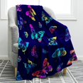 thumbnail image 1 of Butterfly Throw Blanket Gifts for Women Girls, Christmas Birthday Valentines Day Butterfly Gifts for Butterflies Lovers Adult Kids,Butterfly Colorful Blanket Decor for Home Bed Couch, 1 of 6