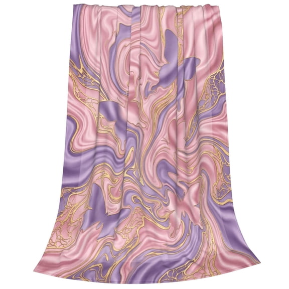 Butterfly Throw Blanket Soft Cozy Flannel Fleece, Thermal Lightweight Lounge Wrap, Versatile Adult Use Accessory for Home Office Travel 50x40
