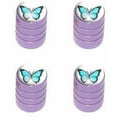 thumbnail image 1 of Butterfly Tire Rim Wheel Aluminum Valve Stem Caps, Multiple Colors, 1 of 1