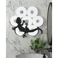 thumbnail image 1 of Butterfly Toilet Paper Holder Stand, Funny Toilet Paper Storage for 8 Rolls, Metal Freestanding Bathroom Decor Tissue Holder Baskets, 1 of 4