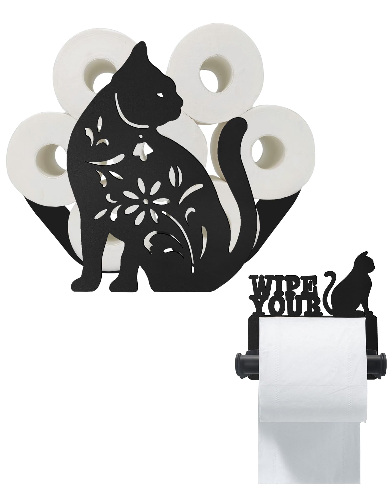 Butterfly Toilet Paper Holder Stand, Funny Toilet Paper Storage for 8 ...