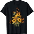 thumbnail image 1 of Butterfly Tree Beautiful Animal Butterflies Tree Nature T-Shirt Black 2X-Large, 1 of 4