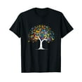 thumbnail image 1 of Butterfly Tree Beautiful Butterflies Garden Colorful T-Shirt, 1 of 5