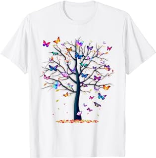 Butterfly Tree Beautiful T-Shirt - Walmart.com