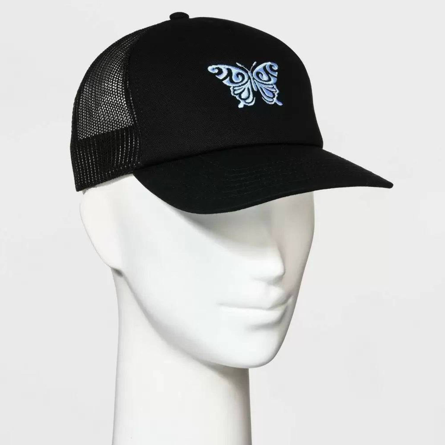 MAD ENGINE Butterfly Trucker Hat - Black