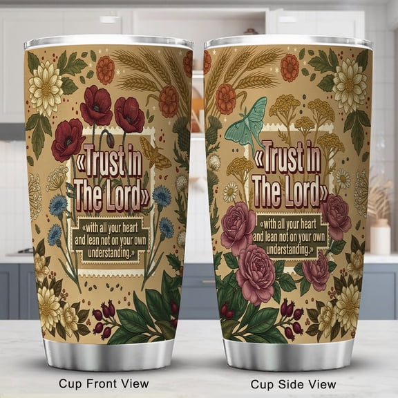 Butterfly Tumbler 20oz with Lid Sassy and Blessed Personality Art Birthday Gift
