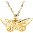 thumbnail image 1 of Butterfly Urn Necklace for Ashes Heart Cremation Jewelry for Women Men Memorial Keepsake Hollow Pendant, 1 of 6