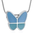 thumbnail image 1 of Butterfly Urn Necklace for Ashes Stainless Butterfly Pendant Cremation Keepsake Necklace for Women Jewelry Gift, 1 of 7