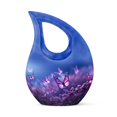 thumbnail image 1 of Butterfly Urn - Urn for Ashes for Women - Funeral Urns for Human Ashes Adult - Purple Butterfly On Purple Meadow Cremains Containers - Urns for Human - Burial Urns for Ashes (Size -3Inch), 1 of 2