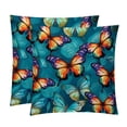 thumbnail image 1 of Butterfly Velvet Bed Pillow Set with Unique Patterns in Sizes 16x16, 18x18, and 20x20 Inches - Includes 2 Chair Pillow Covers,Bed Pillow for Any Occasion, 1 of 6