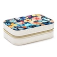thumbnail image 1 of Butterfly Velvet Portable Earring Organizer Box with Removable Compartment - Ideal Travel Organizer and Jewelry Box Gift, 1 of 7