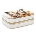 thumbnail image 1 of Butterfly Velvet Portable Jewelry Organizer with Removable Compartment - Necklace Holder and Gift Box, 1 of 7