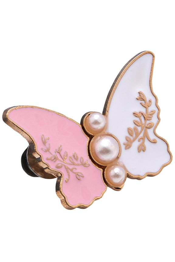 Butterfly Waist Tightener Clip Alloy Enamel Adjustable Jean Button Pin For Loose Pants And Skirts