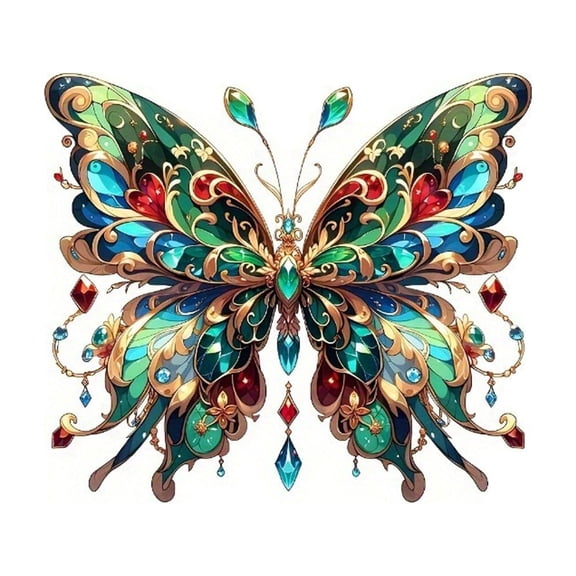 Butterfly Wall Art Metal Ornament Intricate Decorative Hanging Sculpture for Home Office Living Room Bedroom Indoor Outdoor Display