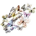 thumbnail image 1 of Butterfly Wall Decor,Plastic Butterflies Foldable Removable Water-Proof Reusable Mural Wall Stickers,3D Butterflies Stickers With Magnets For Party Decorations,Butterfly Decorations,White, 1 of 9