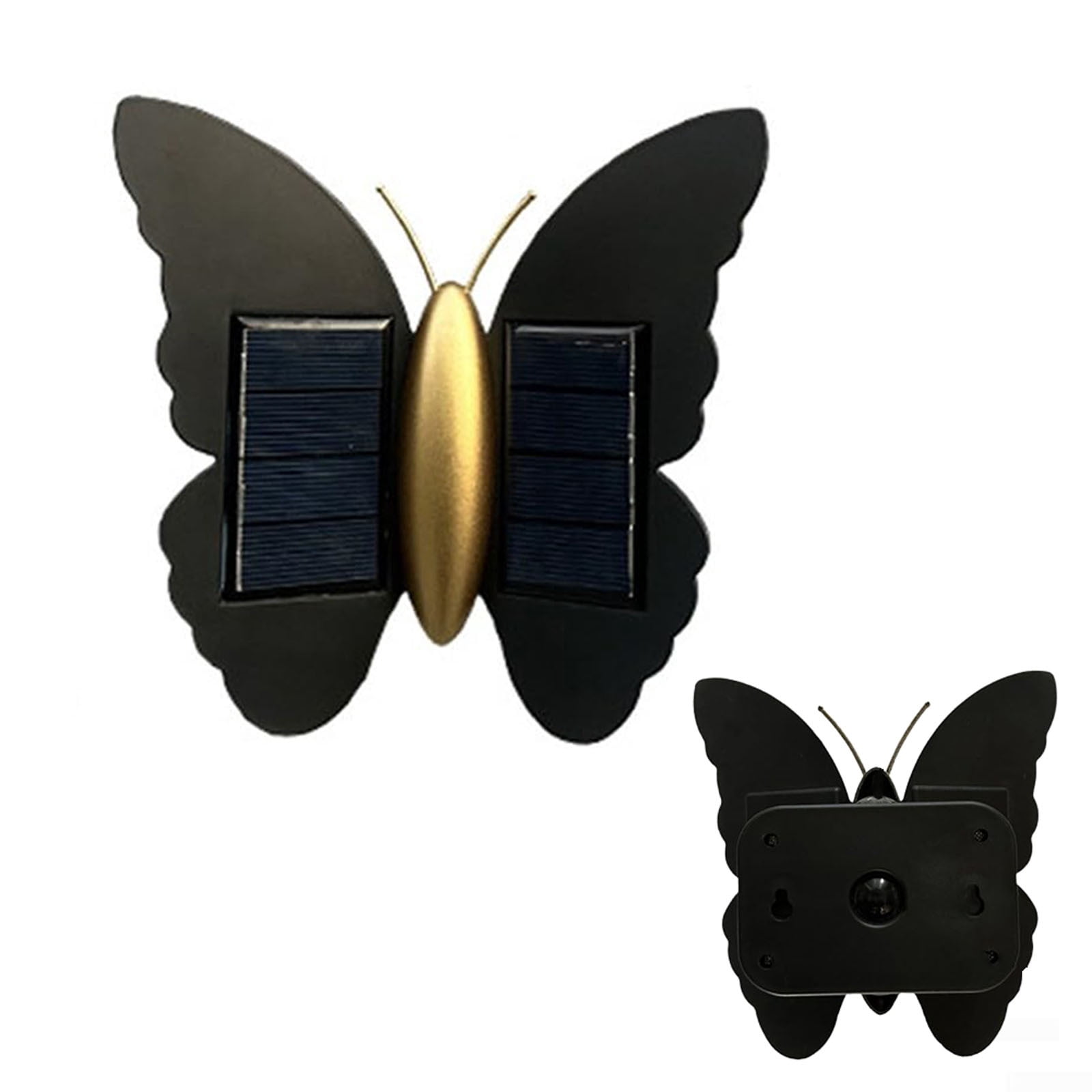 Butterfly Wall lihgts Decorations Outdoor Solar Deck Light Waterproof ...