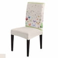 thumbnail image 1 of Butterfly Watercolor Animal Dining Chair Covers Spandex Stretch Seat Cover for Wedding Kitchen Banqu, 1 of 5