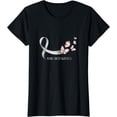 thumbnail image 1 of Butterfly White Ribbon Lung Cancer Awareness T-Shirt, 1 of 3