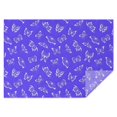 thumbnail image 1 of Butterfly White Silhouette Pattern Rectangle Tablecloth 60"x84",Waterproof Polyester Rectangle Table Cloth, Wipeable Spillproof Polyester Tablecloth for Dining, Camping, Indoor and Outdoor, 1 of 5