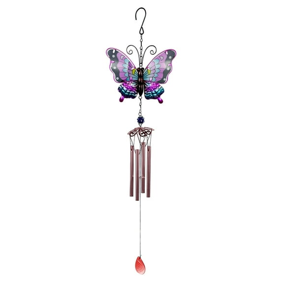 Butterfly Wind Chimes for Outside, Wind Chimes for Patio, Outdoor, Garden, Yard, Coastal, Window, Home Decor and Gifts for Women Men