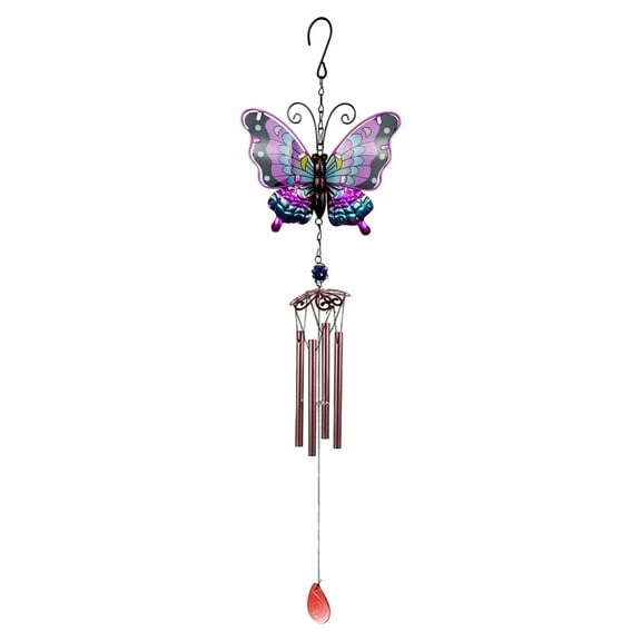 Butterfly Wind Chimes for Outside, Wind Chimes for Patio, Outdoor, Garden, Yard, Coastal, Window, Home Decor and Gifts for Women Men