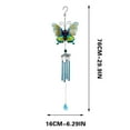thumbnail image 1 of Butterfly Wind Chimes for Outside, Wind Chimes for Patio, Outdoor, Garden, Yard, Coastal, Window, Home Decor and Gifts for Women Men, 1 of 5