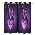 thumbnail image 1 of Butterfly Window Blackout Curtain 3d Printed Blackout Curtain Bedroom Living Room Hotel Window 2 Panel Shade, 1 of 6