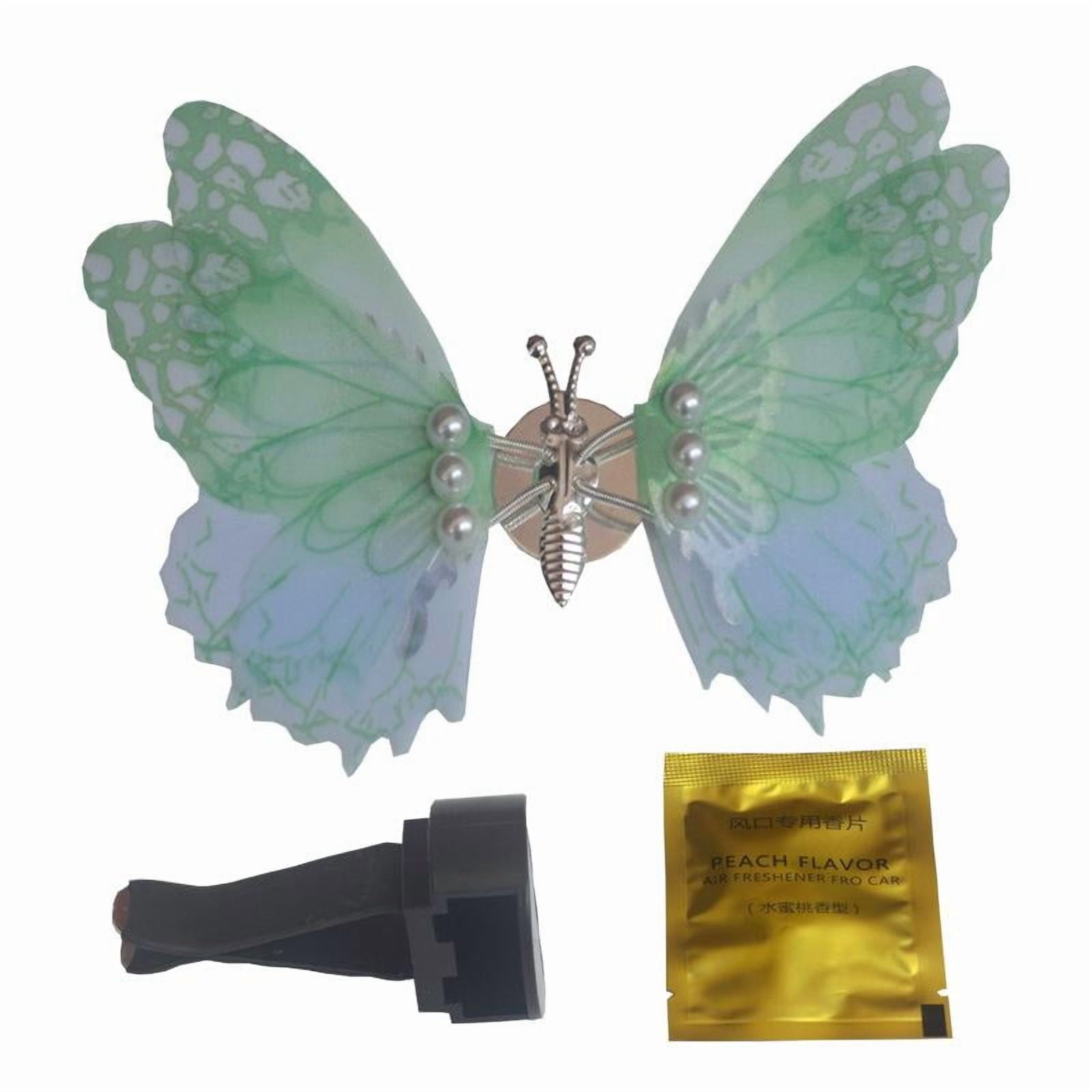 Butterfly Diffuseer Rope Butterfly-Wing Car Diffuser Vent Clip,Funny Fluttering Wing Butterfly ...