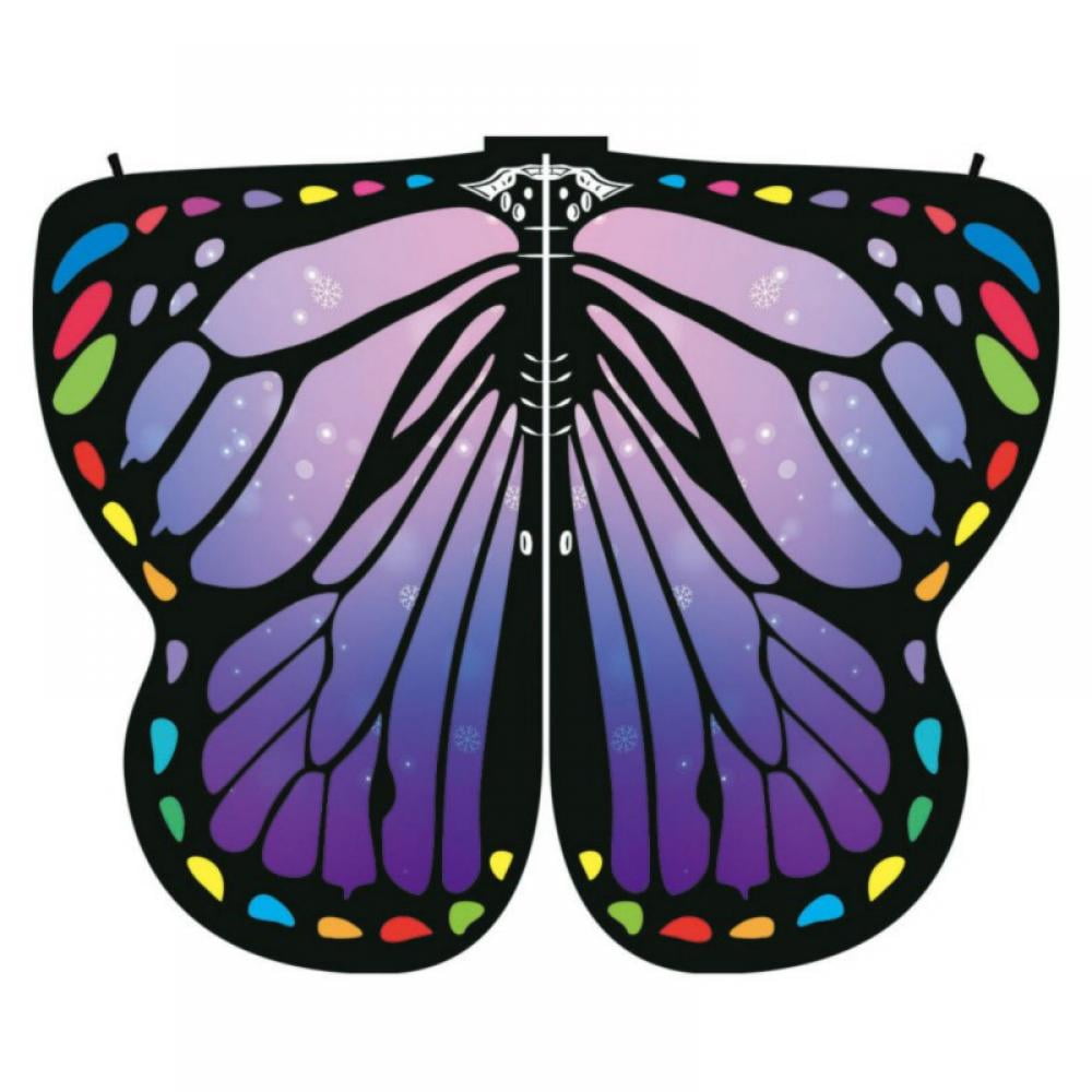 Butterfly Wing Costume Fairy Wing Halloween Costumes Dress Up Shawl (67