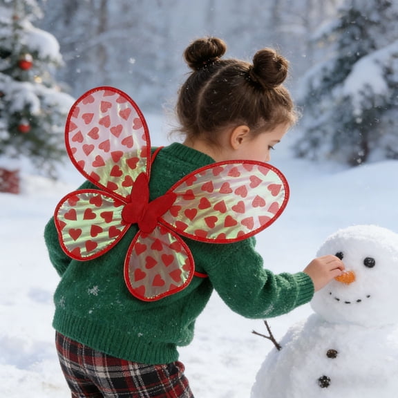 Butterfly Wings , Clothes Wings for Girls, Party Dress Up Props, Wedding Flower Girl Accessories, Hanging Decorations for Birthday Parties & Photo Shoots A