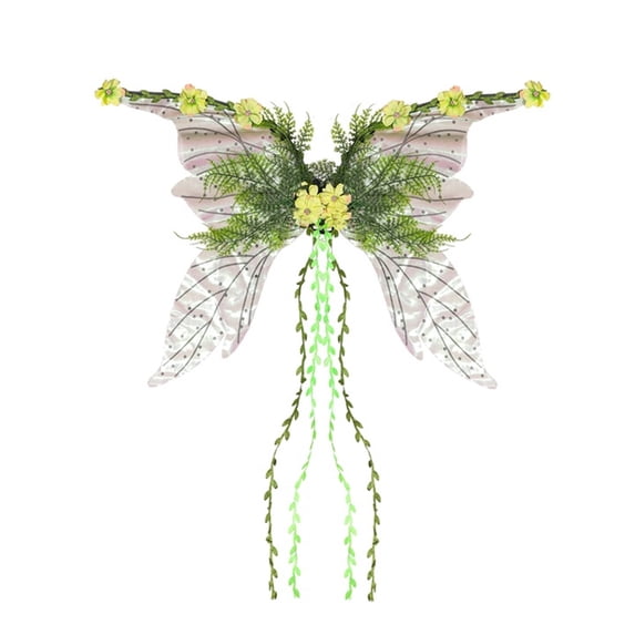 Butterfly Wings Elf Butterfly Wings Set, Thin Cicada Wing Fairy Costume Accessory for Party Performance, Festival Celebration Dress-up Prop, Adjustable Straps for Comfortable Wear Costume Accessory