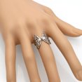 thumbnail image 1 of Butterfly Wings Hollow Ring 316L Stainless Steel Jewelry, 1 of 4