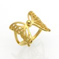 thumbnail image 1 of Butterfly Wings Hollow Ring 316L Stainless Steel Jewelry, 1 of 5