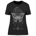 thumbnail image 1 of Butterfly With Moon And Arrows Tee Women's -Image by Shutterstock, 1 of 4