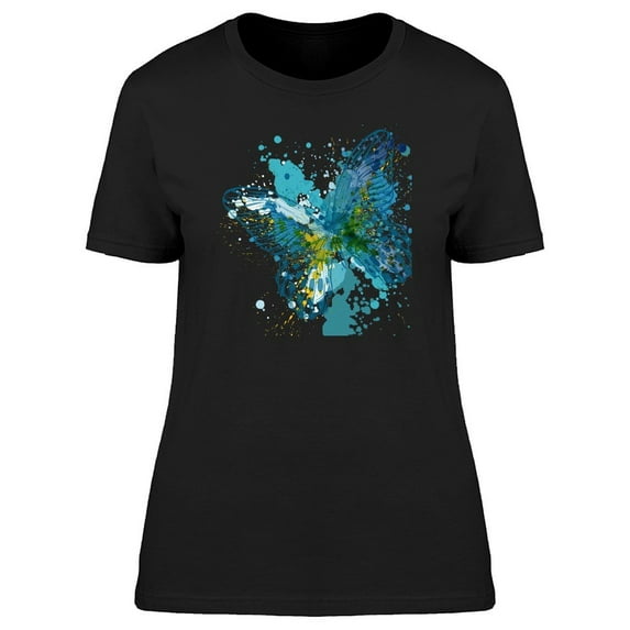 Butterfly With Paint Blots Tee Women's -Image by Shutterstock