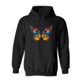 thumbnail image 1 of Butterfly With Primary Colors Hoodie Women -Image by Shutterstock, Female XX-Large, 1 of 4