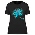 thumbnail image 1 of Butterfly  With Stains Of Paint T-Shirt Women -Image by Shutterstock, Female Medium, 1 of 2