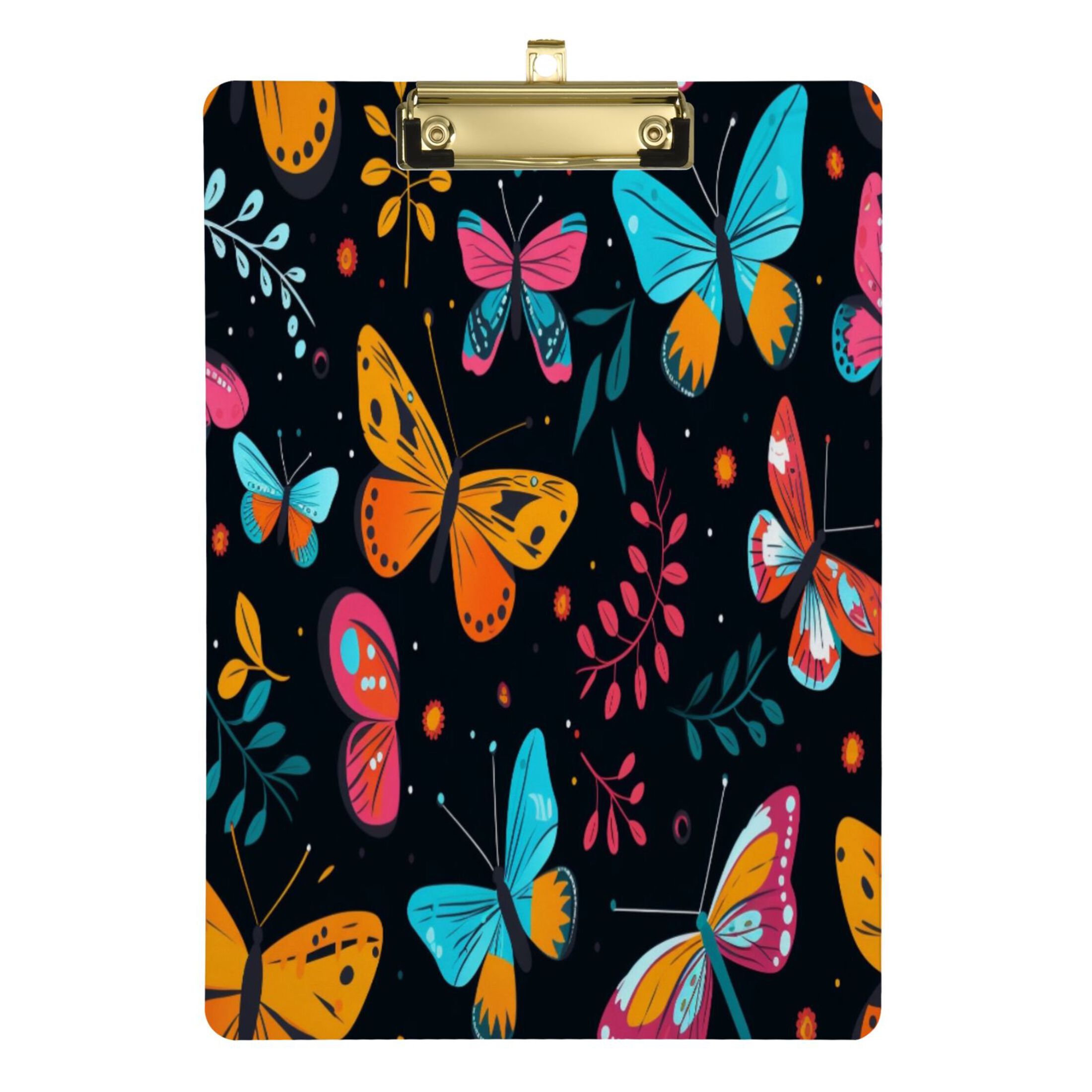 Butterfly and Leaf Acrylic Clipboards A4 Standard Letter Size Clipboard