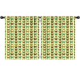 thumbnail image 1 of Butterfly and Multicolor Green Pattern Insulated Teens Curtains Set Of 2, Bedroom Essentials, Toddler Room Decor 52"x63", 1 of 5