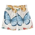 thumbnail image 1 of Butterfly and Rose Boys Swim Trunks Quick Dry Boy Swim Shorts for 3-14 Years, 1 of 8