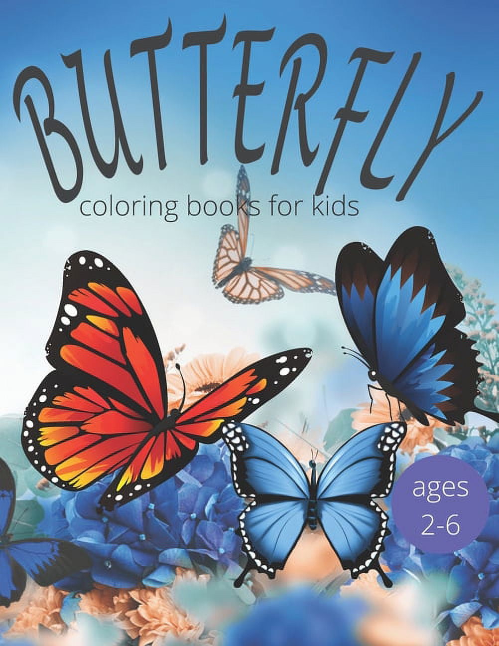 Butterfly coloring books for kids ages 26 Butterfly coloring book