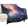 thumbnail image 1 of Butterfly for Women Men Kids Flannel Throw Blankets Soft Fuzzy Lightweight for Home Decor Couch Bed Sofa, 1 of 8
