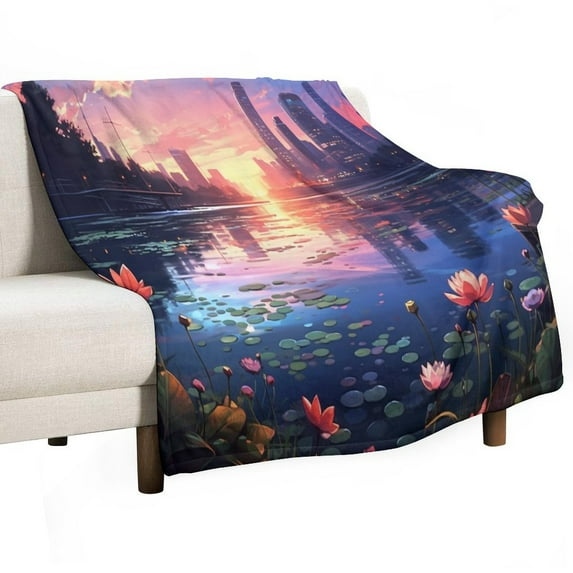 Butterfly for Women Men Kids Flannel Throw Blankets Soft Fuzzy Lightweight for Home Decor Couch Bed Sofa
