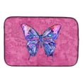 thumbnail image 1 of Butterfly on Pink Dish Drying Mat, 1 of 7