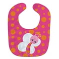 thumbnail image 1 of Butterfly on Polkadots Baby Bib, 1 of 3